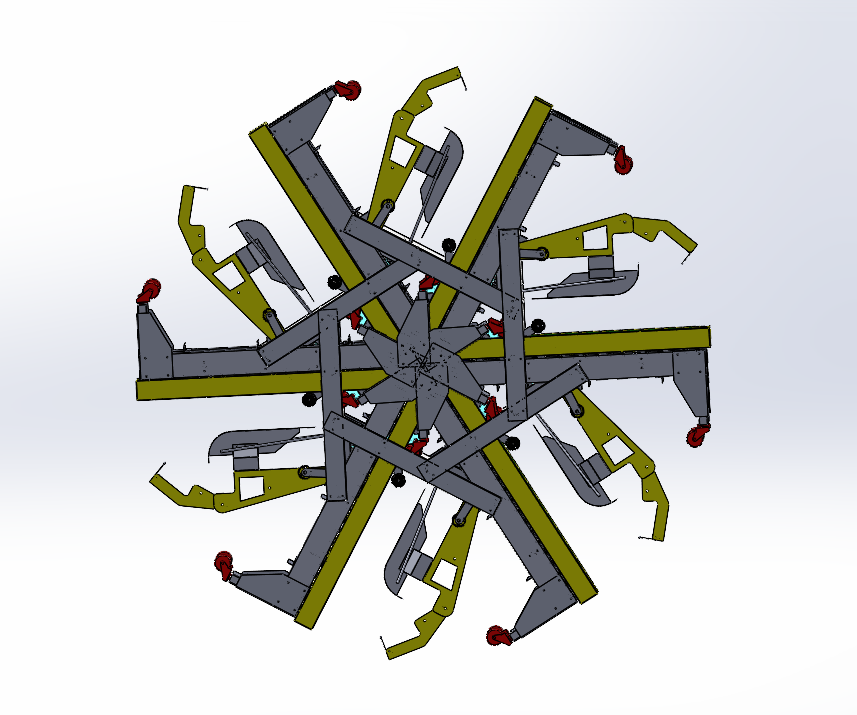 科幻机械螺旋滚动战甲